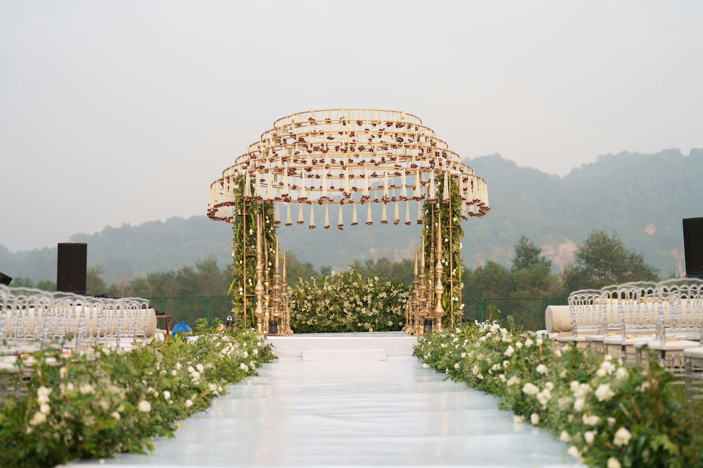 Design By Raja Crafts Grand Decor for Bellamkonda Sai Sreenivas' Hyderabad Reception